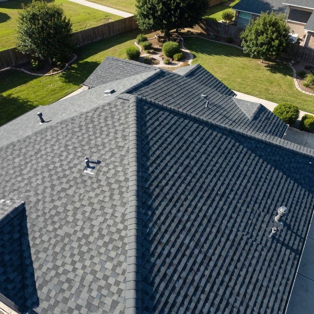 After: Wind Damage Roof Repair