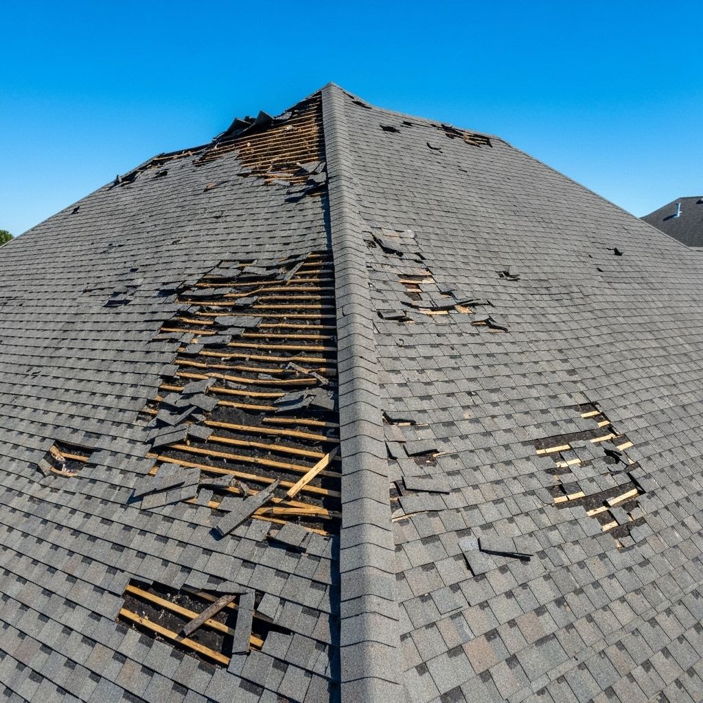 Before: Hail Damage Roof